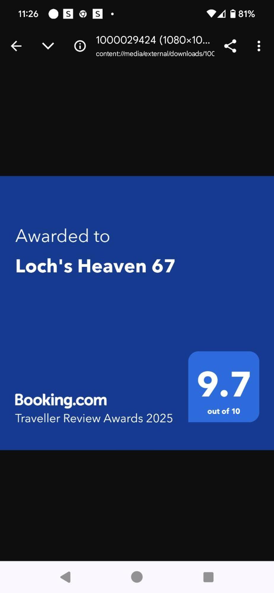 Loch'S Heaven 67 Villa Balminnoch Luaran gambar